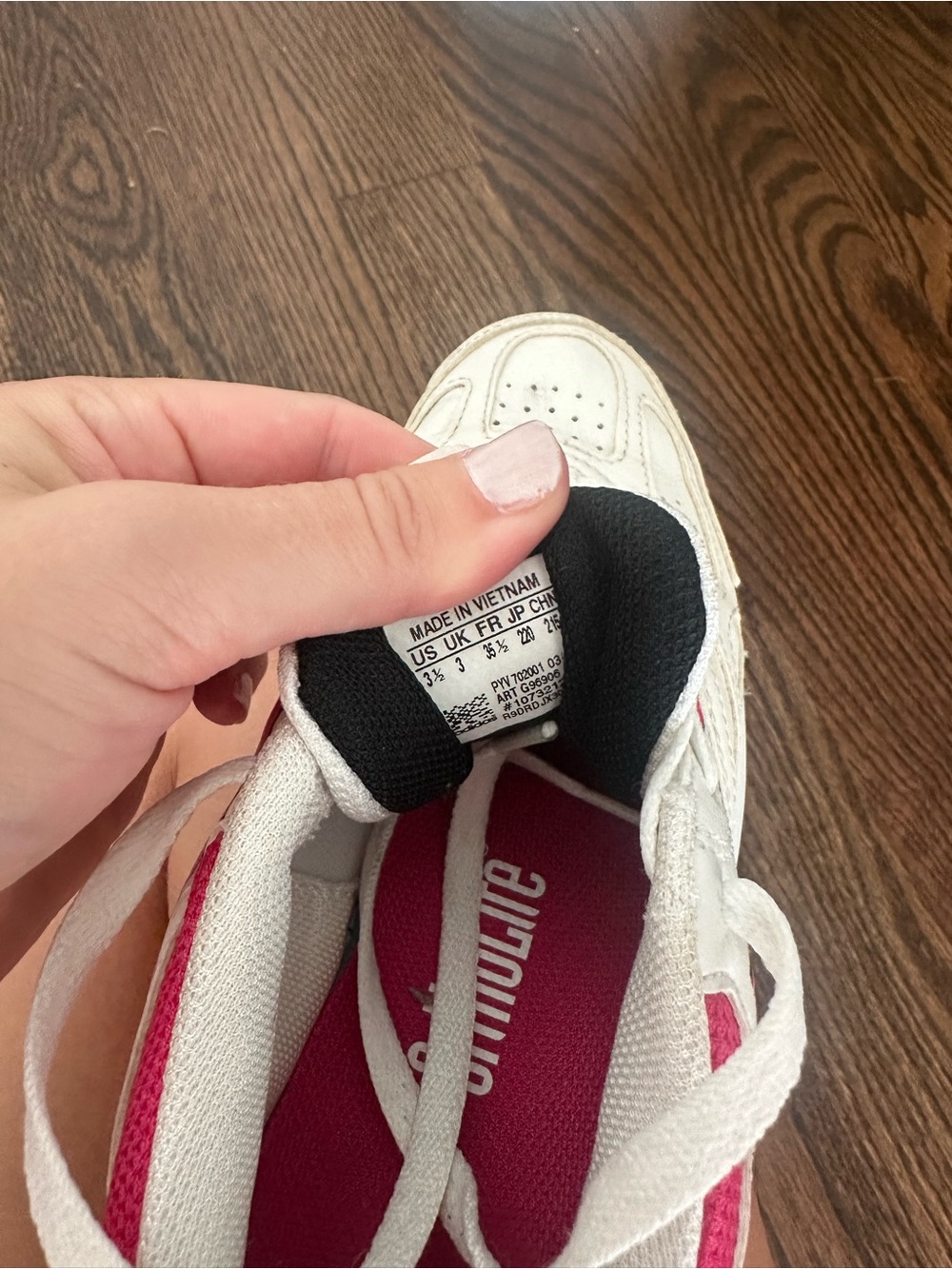 adidas girls tennis shoes - Picture 6 of 6